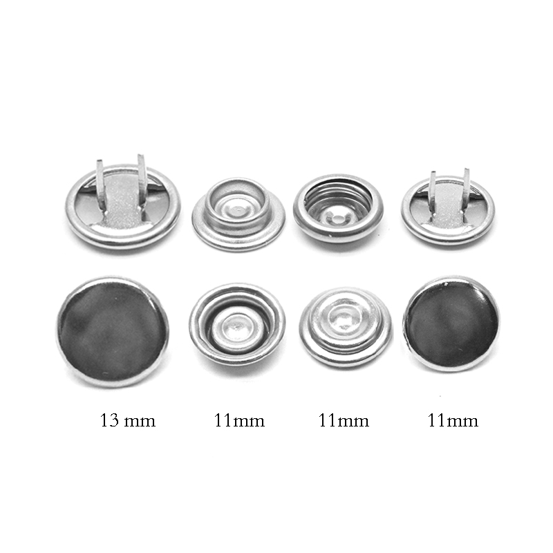 13mm面板双叉钉四合扣 免开孔  底面11mm