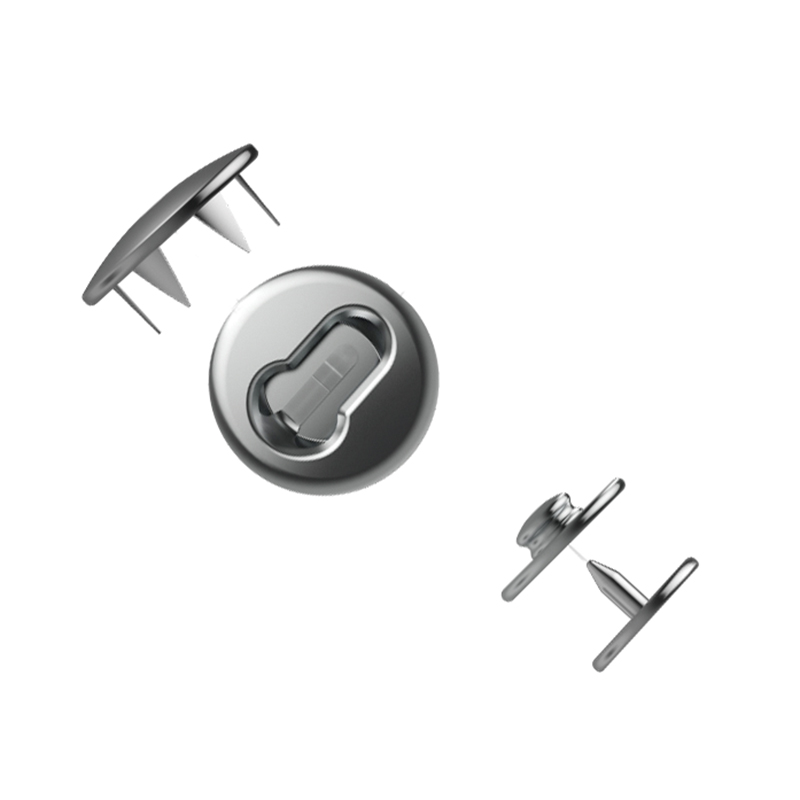 S384#  17mm单边开安全四合扣 专利款