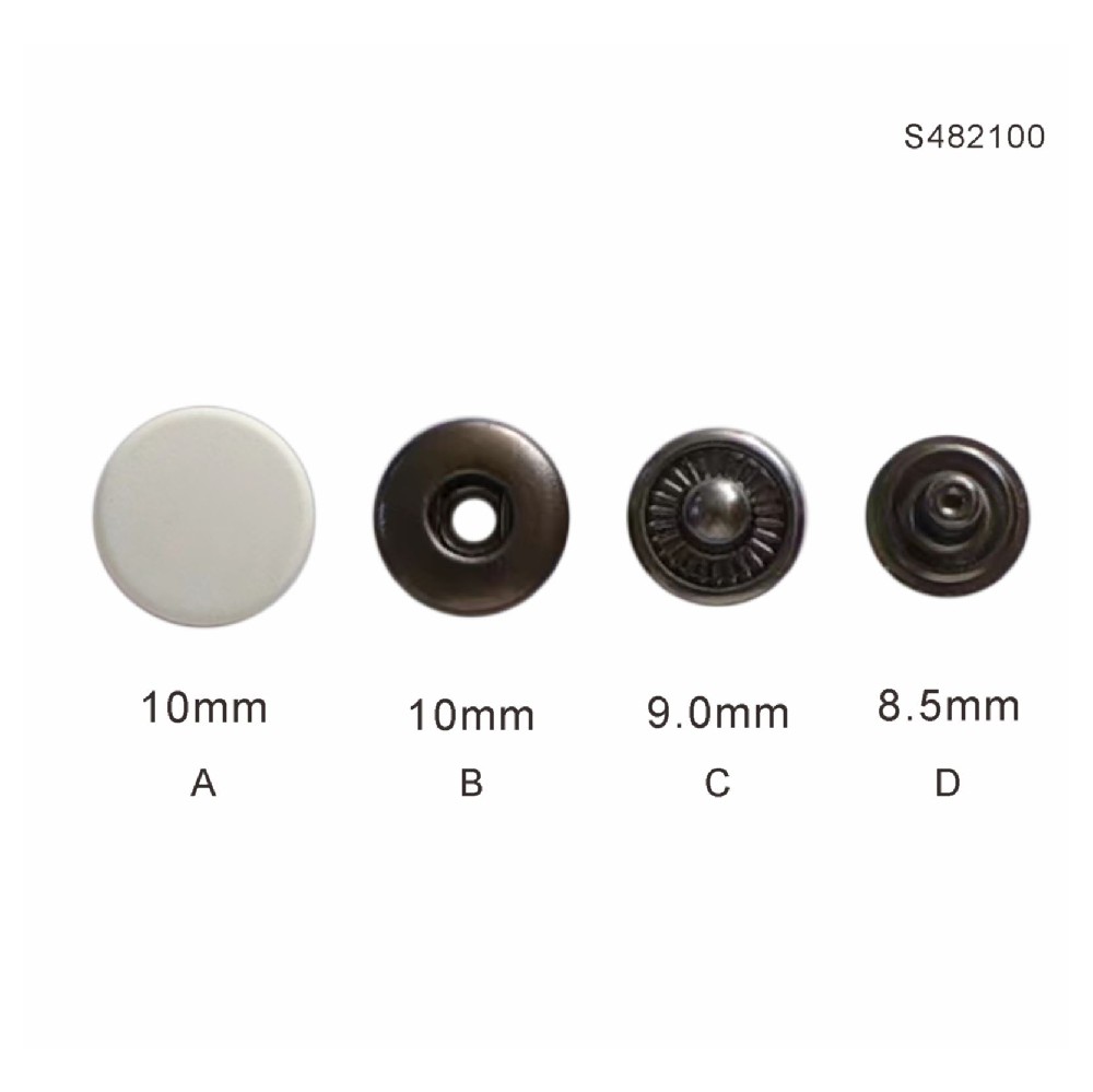 10mm Cap Snap Button Plain Socket