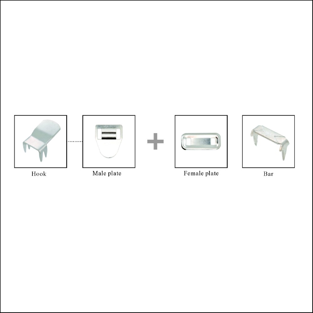 男装四爪西裤扣-铜质