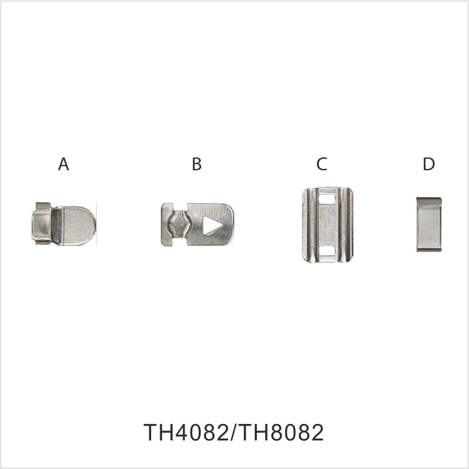 经典款小款两爪西裤扣 不锈钢