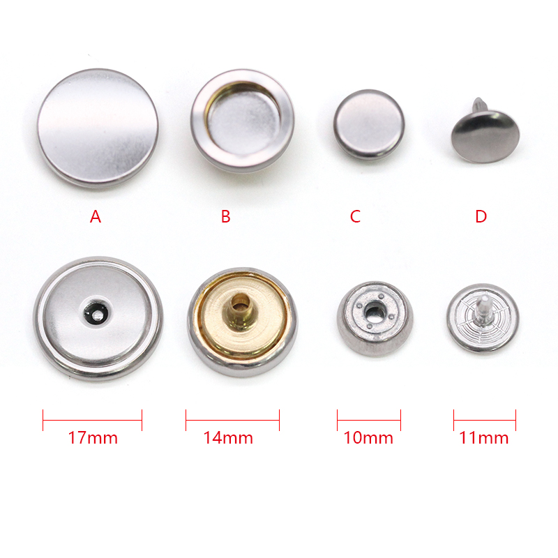 S391C  17mm平板面四合扣