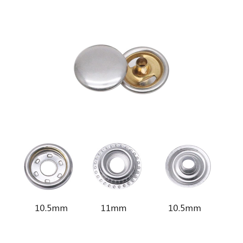 12.5mm平面车篷钮 四合扣