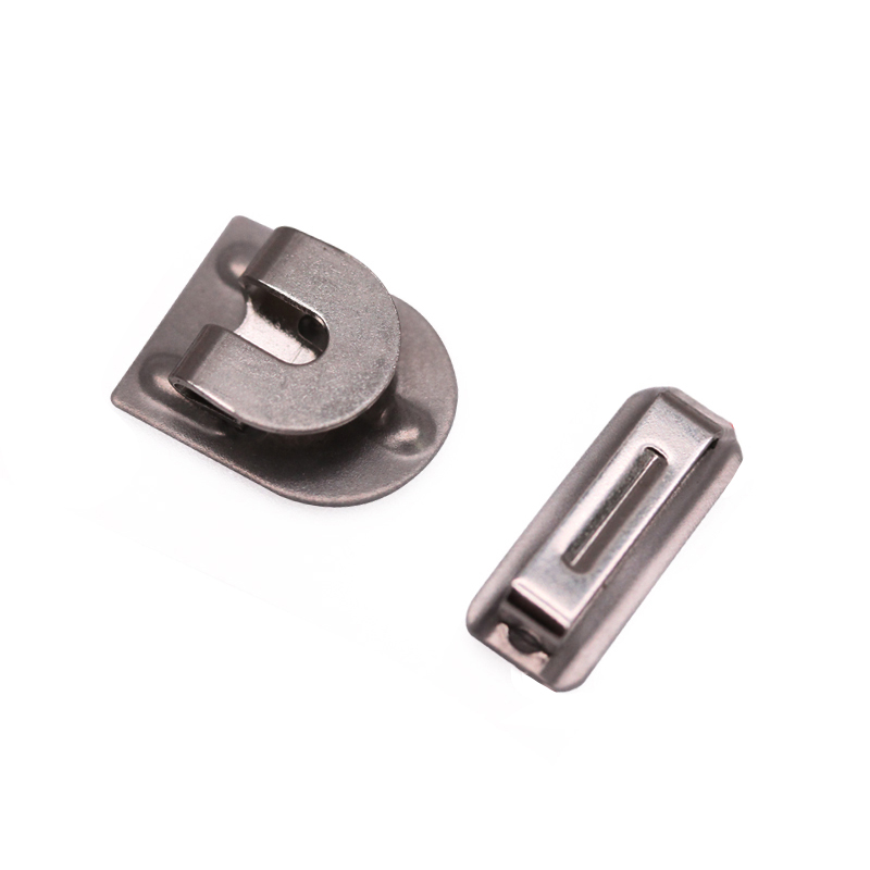 三爪男装西裤扣 铜质 U形开扣  白叻色