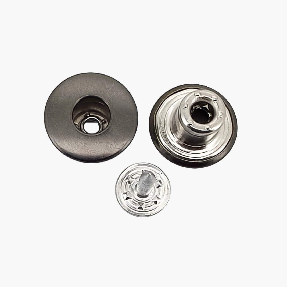 NP-11A/  14mm穿孔铜面不锈钢单针脚工字钮配铝尖钉