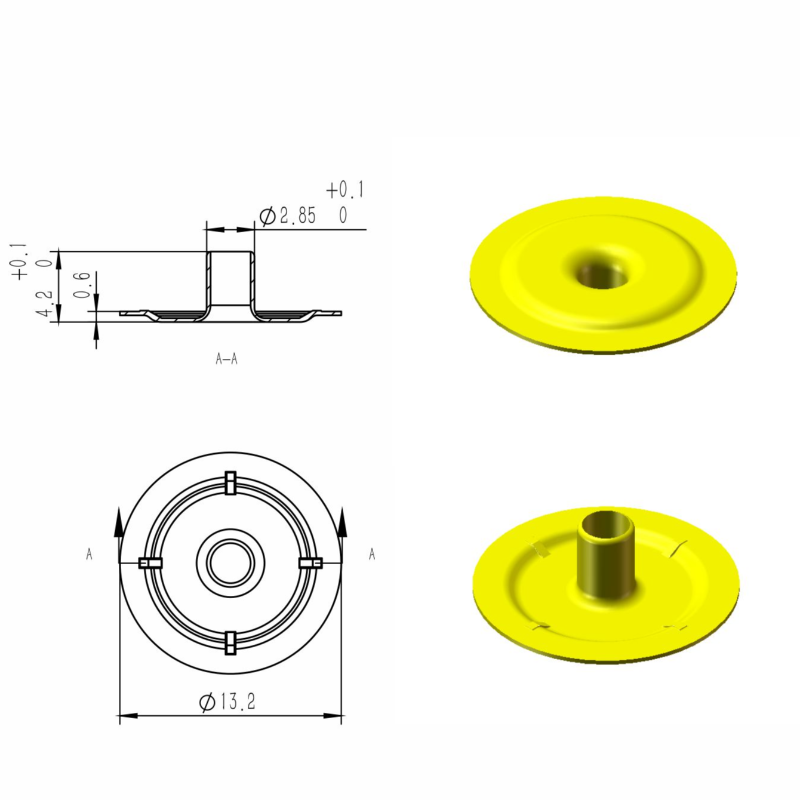 13.2mm隐形暗急面笛