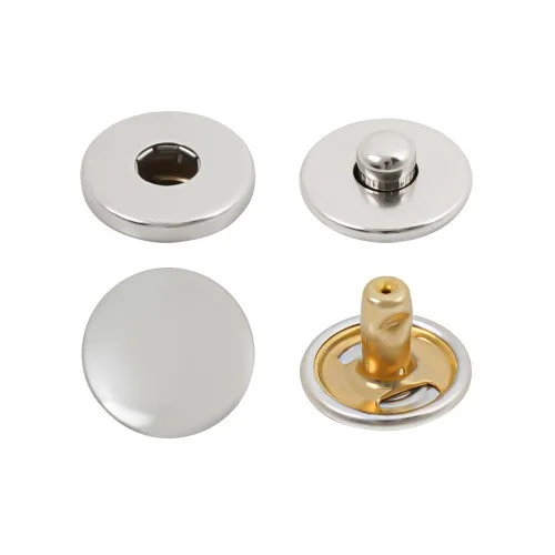 S312 12.5mm铜平面四合扣