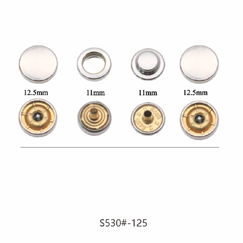 S530 12.5mm双平板面四合扣