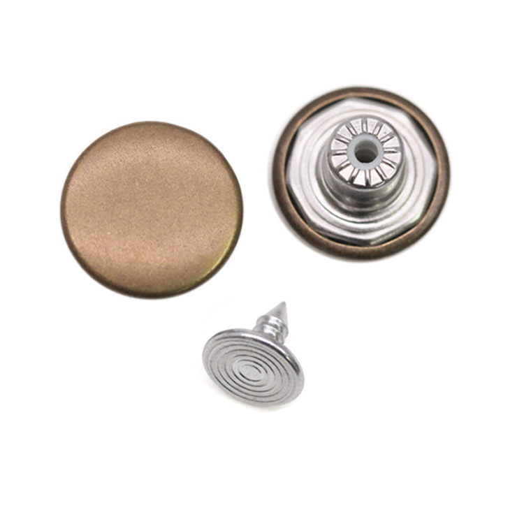 NR-7A/ 20mm铜面铜底胶芯工字钮配