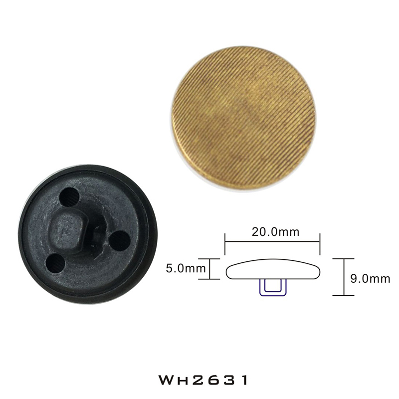 20.0mm 铜皮线脚钮