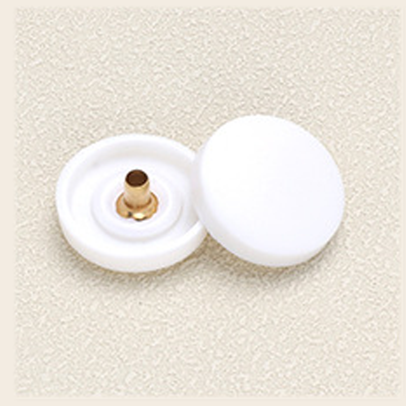 20mm白色尼龙钮面