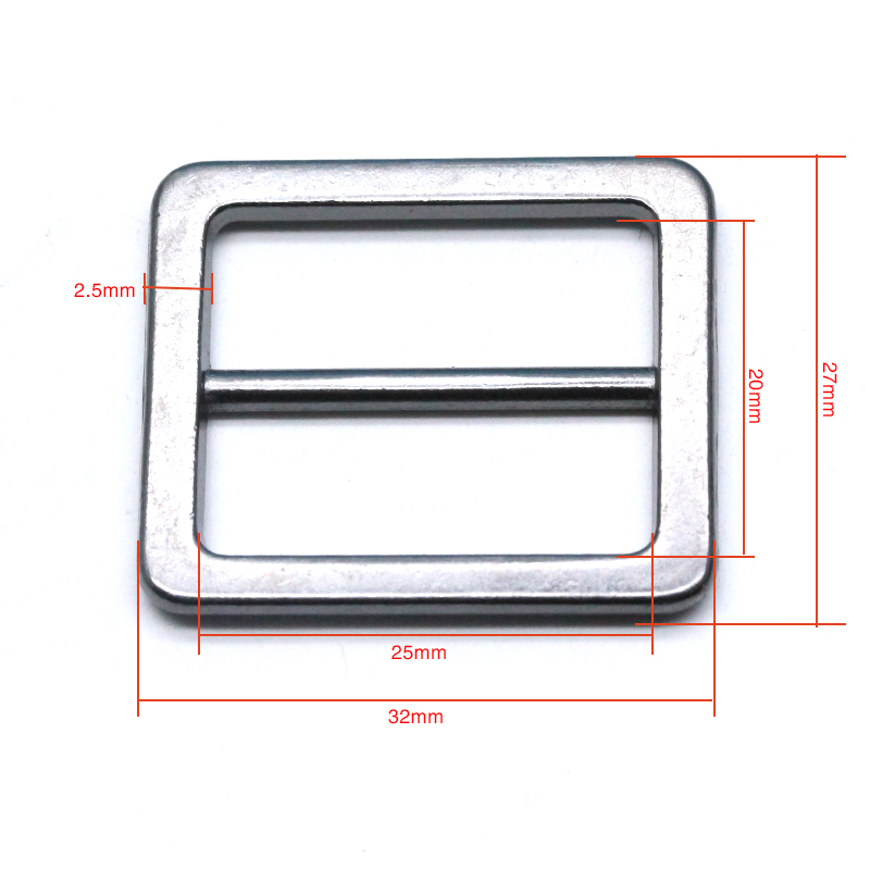 WA6489  内径25*20mm外径32*27mm合金光身日字扣