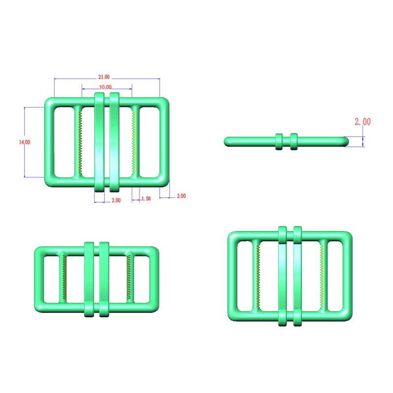 14*21mm 合金目字扣配铜针
