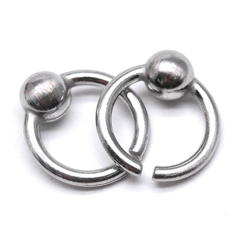 WA5675   15mm合金圆圈扣+中间滑动滚珠