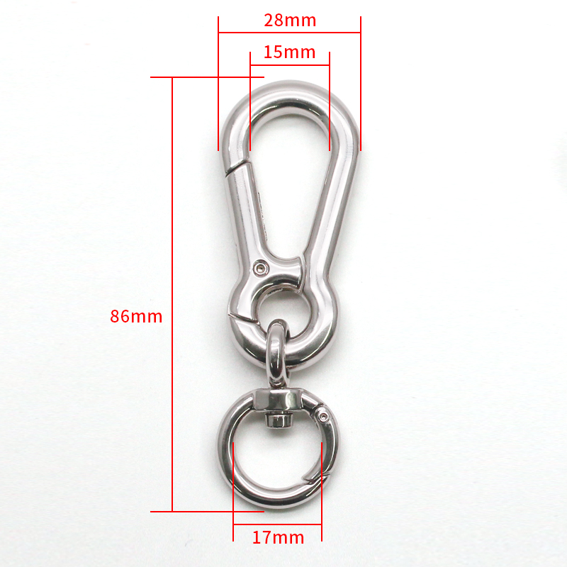86*28mm合金狗扣配17mm合金圈