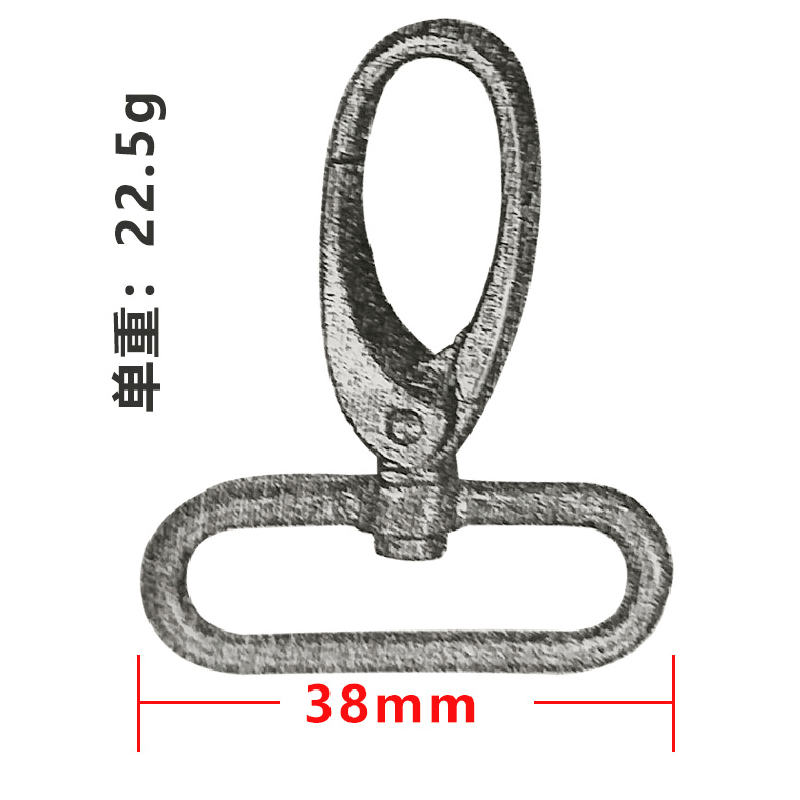 WG3576 底部内径38mm合金狗扣