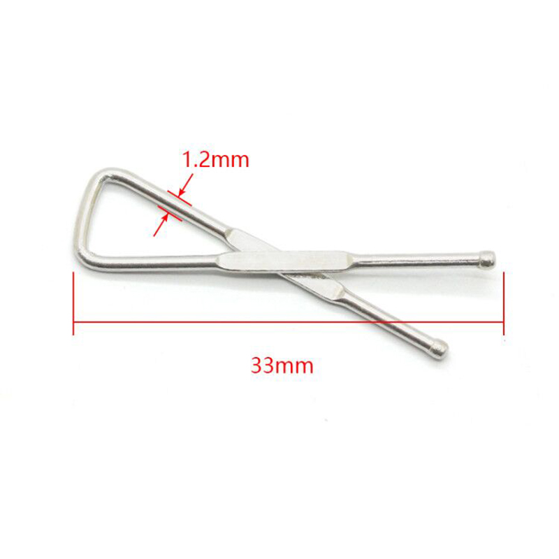 WG3791  33mm长又字夹-压扁位