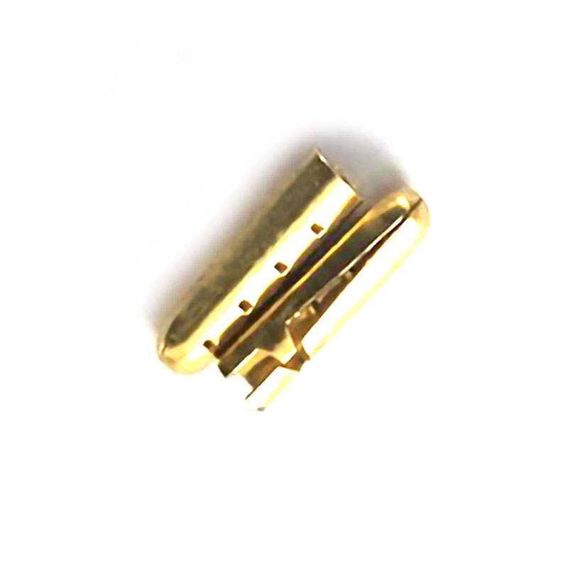 WG3506  22.5*5*5.6mm光身半开子弹头尾夹(不带孔）