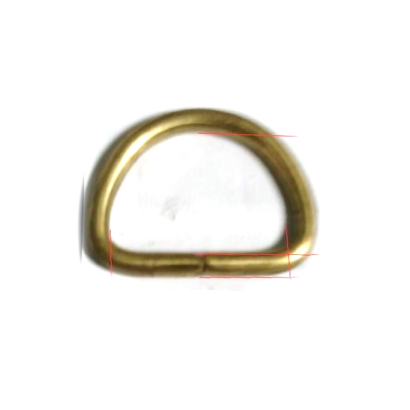 WG3291  20*12mm内径,2.3mm直径铜D字扣