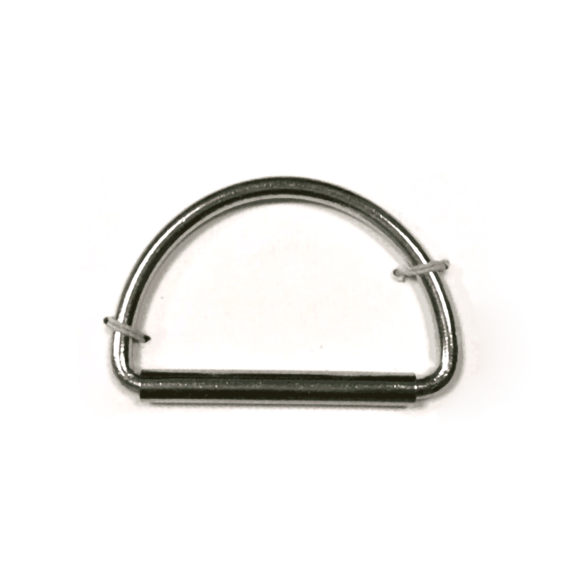 WG3201-1  铜D字扣内径38*24*3.0mm，包长24.5*4外径铜包管