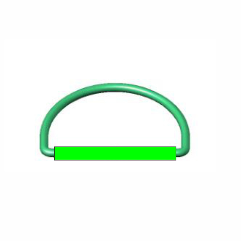 WA5537-ZP  38*24*2.5mm 合金D扣包铜管