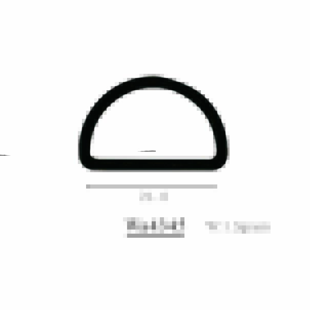 WA4345  21*12mm内径合金D扣,线径2mm