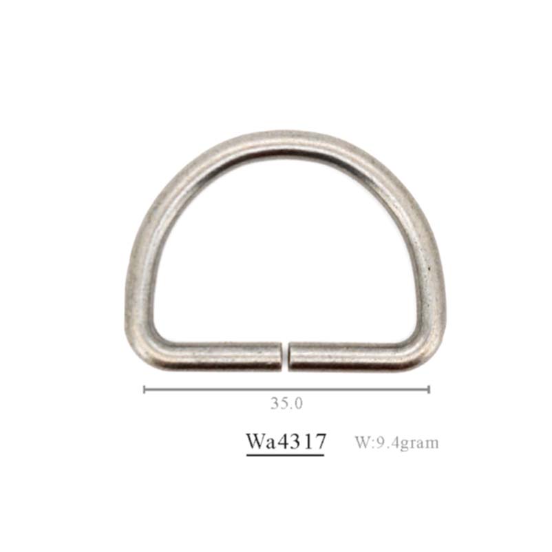 34.5*24mm合金D扣-线径4.0mm