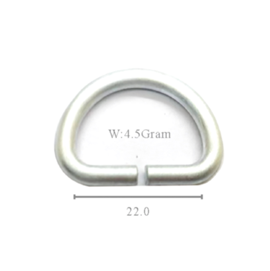 WA7311  外径29*21*3.5mm 内径22*14mm 合金 开口 D字扣