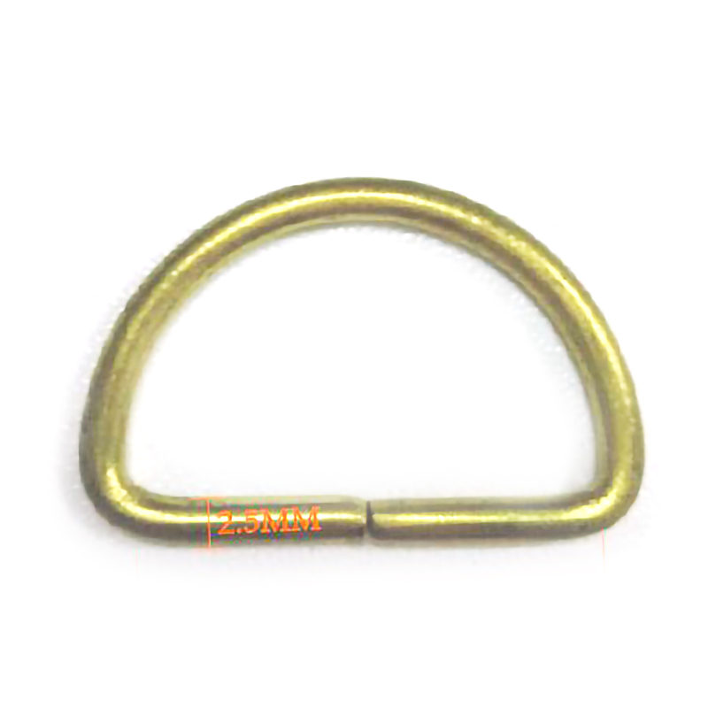 WG3197 内径19*2.5mm铜D字扣