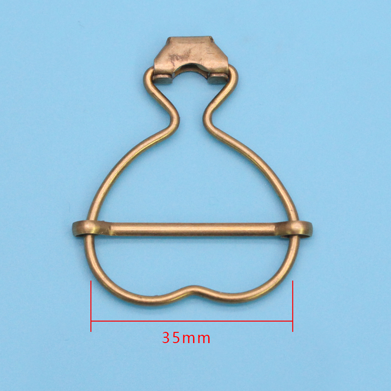 WG4577  内径35mm心形单针葫芦扣