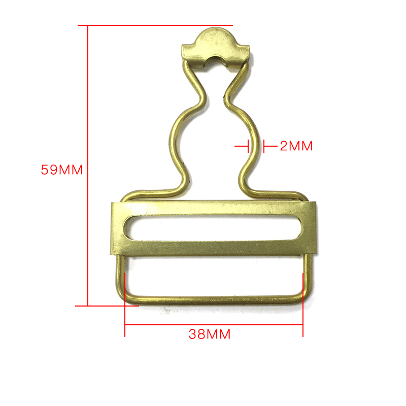 WG3727  内径38mm外高59mm线径2.0铜葫芦扣