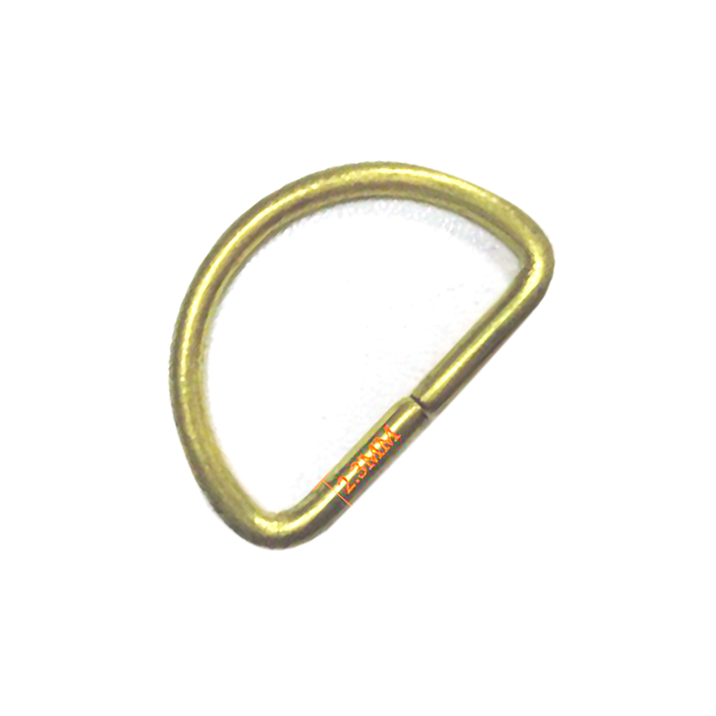 WG3198  内径23*2.3mm铜D字扣