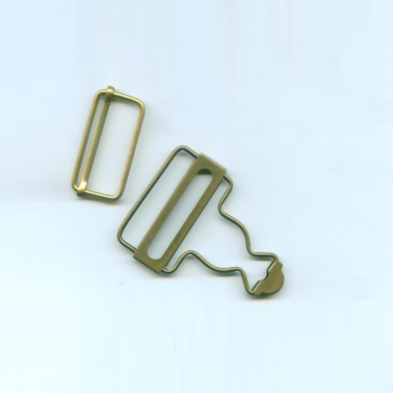 WG3671  内径27*2mm铜横片葫芦扣+ 内径27mm铜日字调节扣