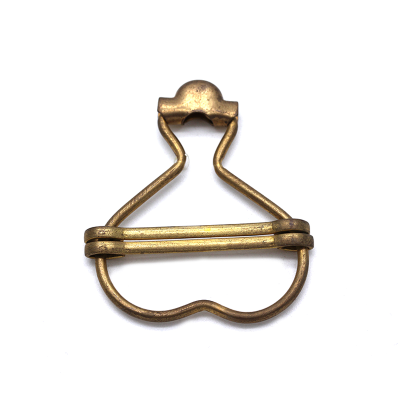 WG2016  内径33mm铜心形葫芦扣-双针 同WG4578同款