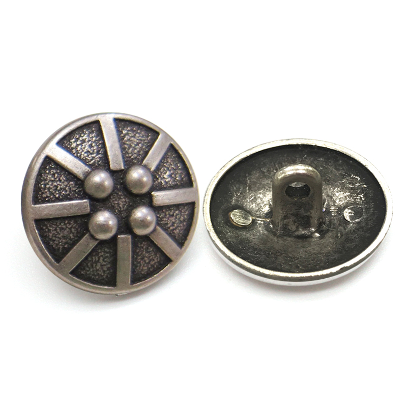 15mm 合金半圆线脚钮凸点凸横