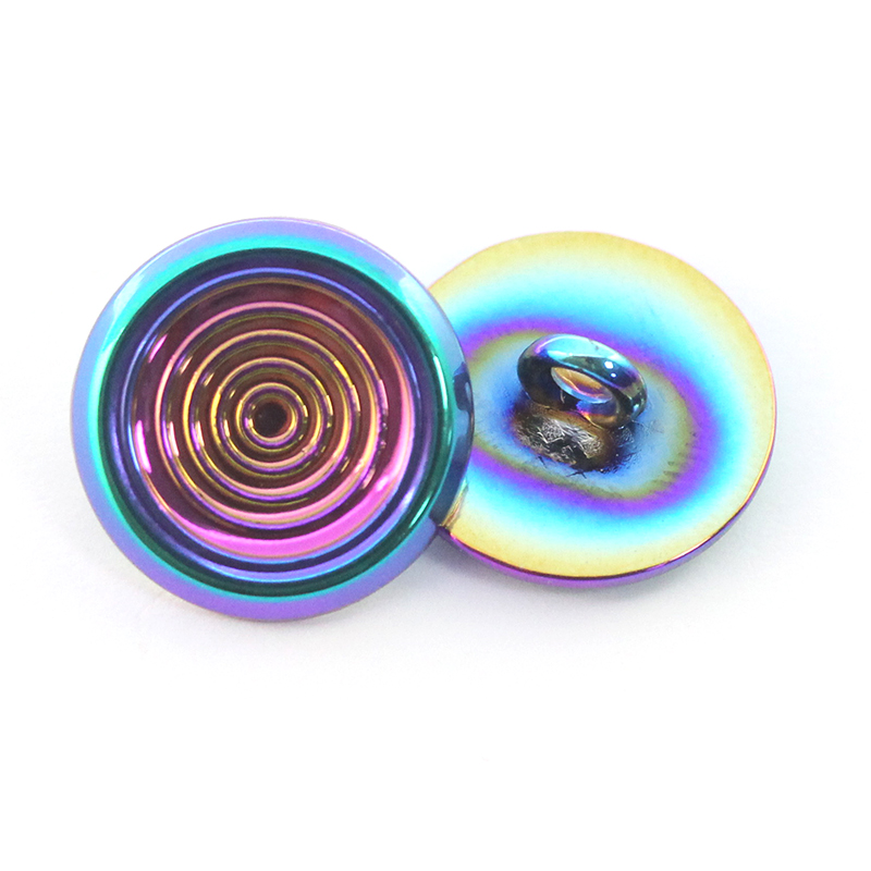 15mm合金圈纹仿树皮线脚钮