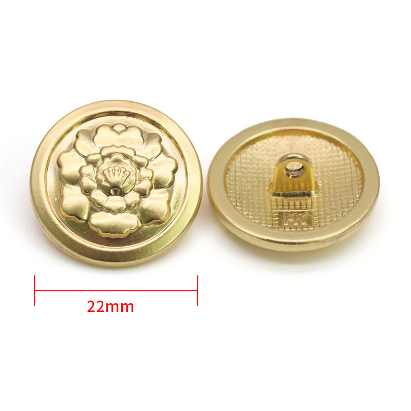 WA6750-35L  22mm 合金 铁路制服 肩扣线脚钮