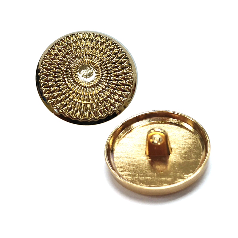 WA6879-36L  22.5mm 合金线脚钮 太阳花纹-TS0117315