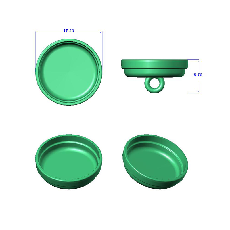 17mm 铜平面 合金线脚钮底脚