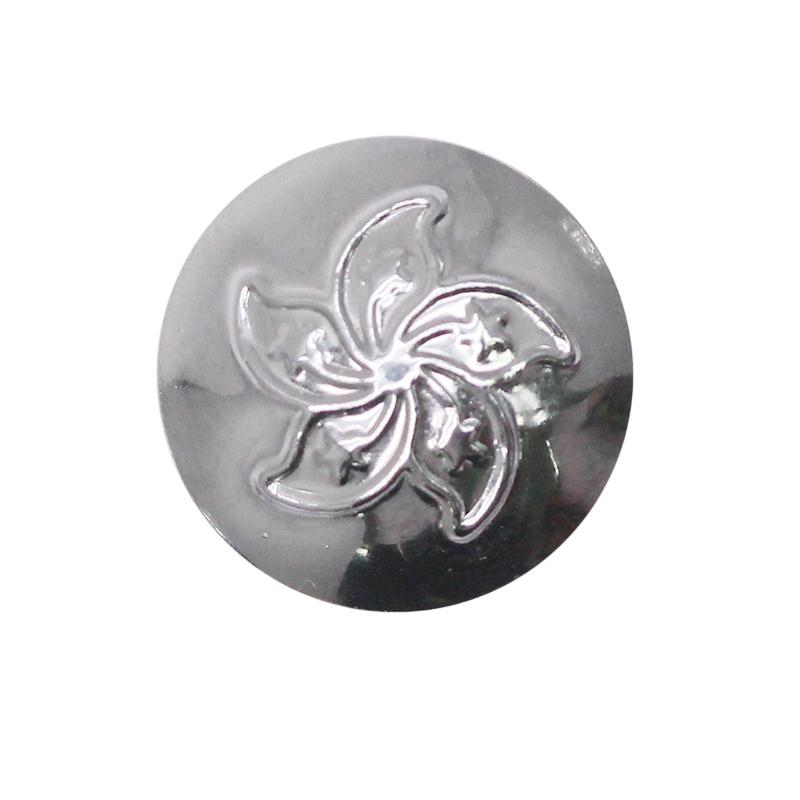 14mm铜制服扣 香港紫金花图案