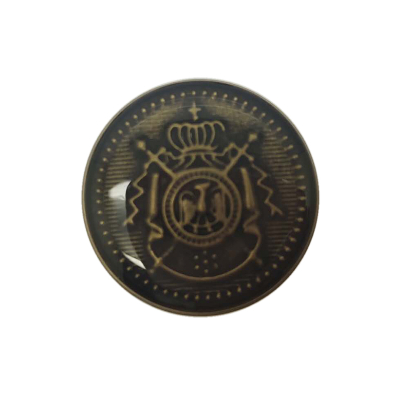 21mm 铜线脚钮凸皇冠