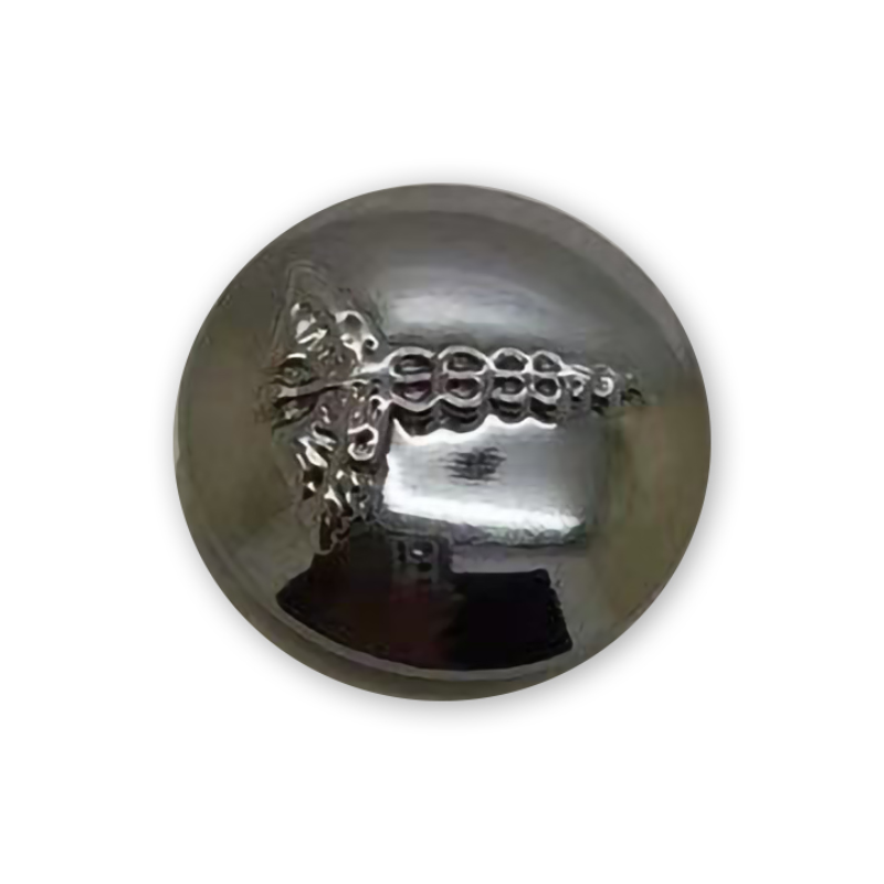 17mm 铜线脚钮凸图案