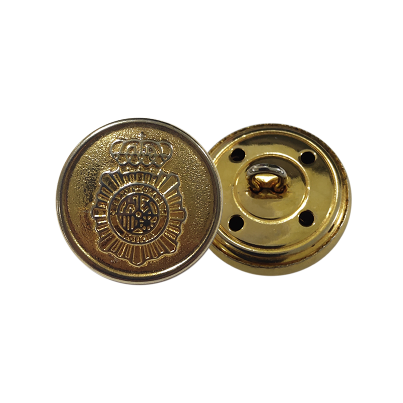 WH4865-36L  23MM铜皮线脚钮凸图案 皇冠