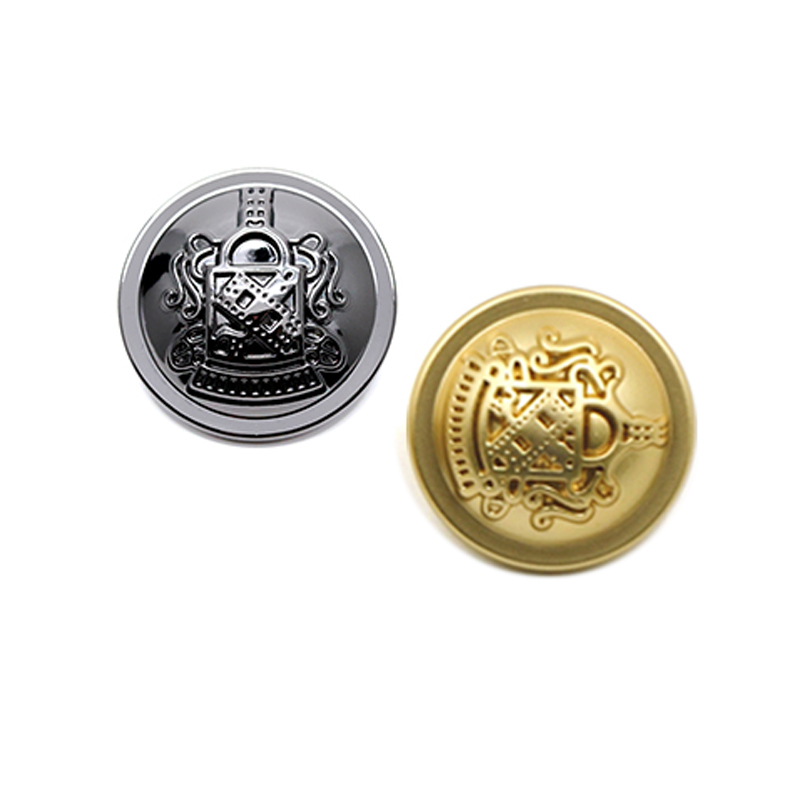8mm金属皇冠纽扣 英伦风高脚线脚钮