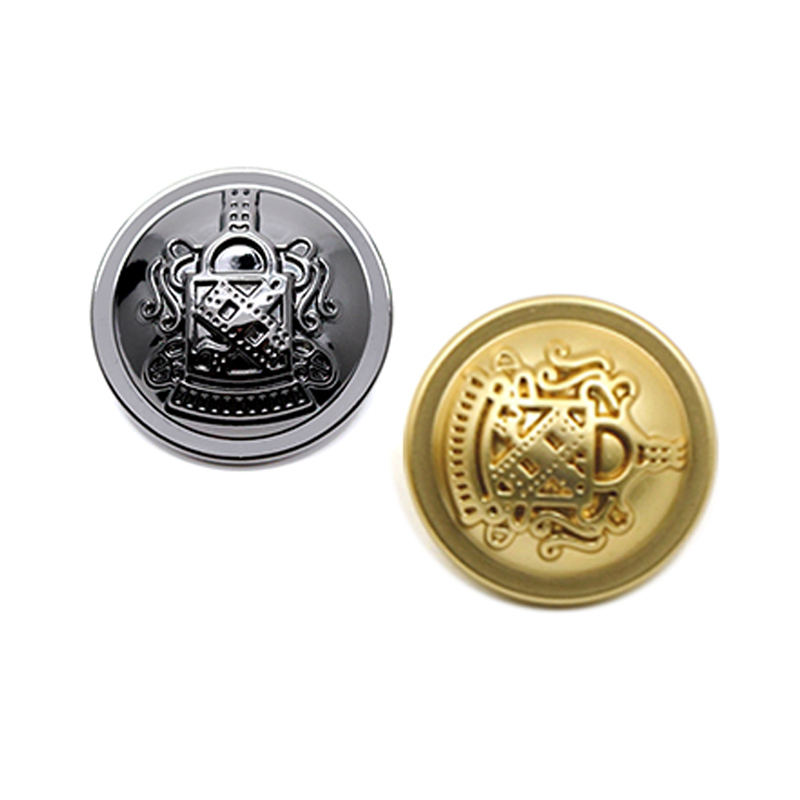 23mm金属皇冠纽扣 英伦风高脚线脚钮
