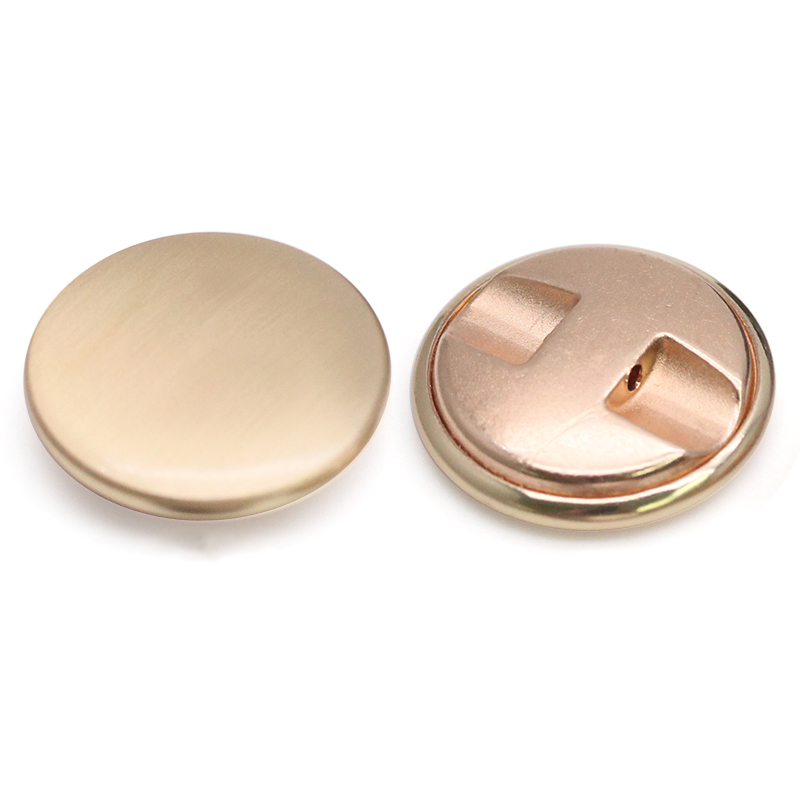 10mm光身铜包面合金隧道线脚钮配WH4256铜包面