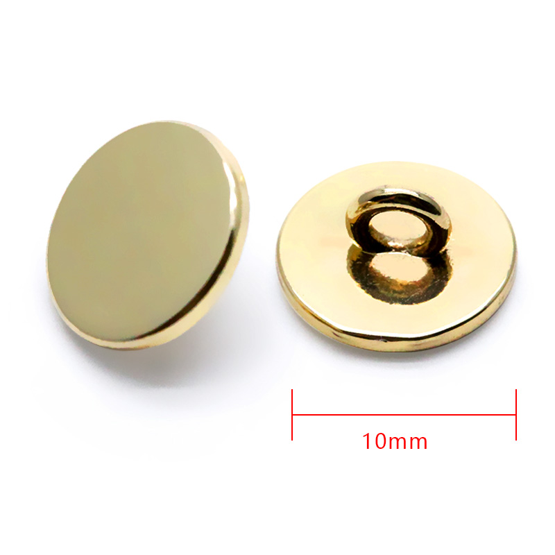 10mm 纯平合金线脚钮