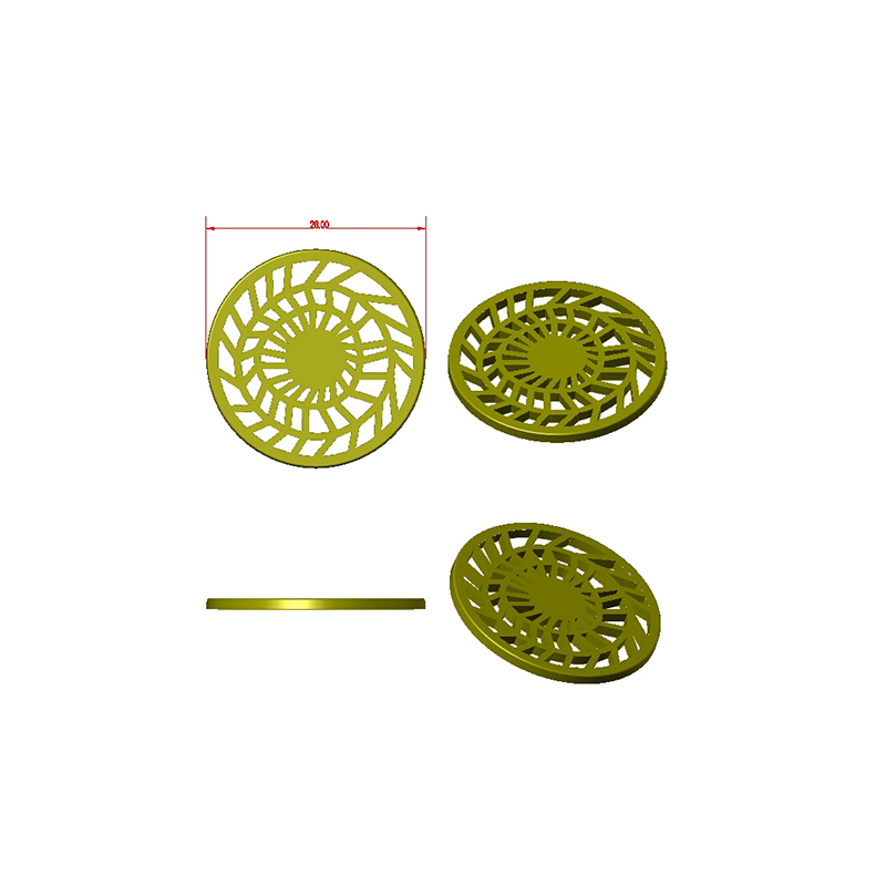 20mm合金镂空穿线脚钮
