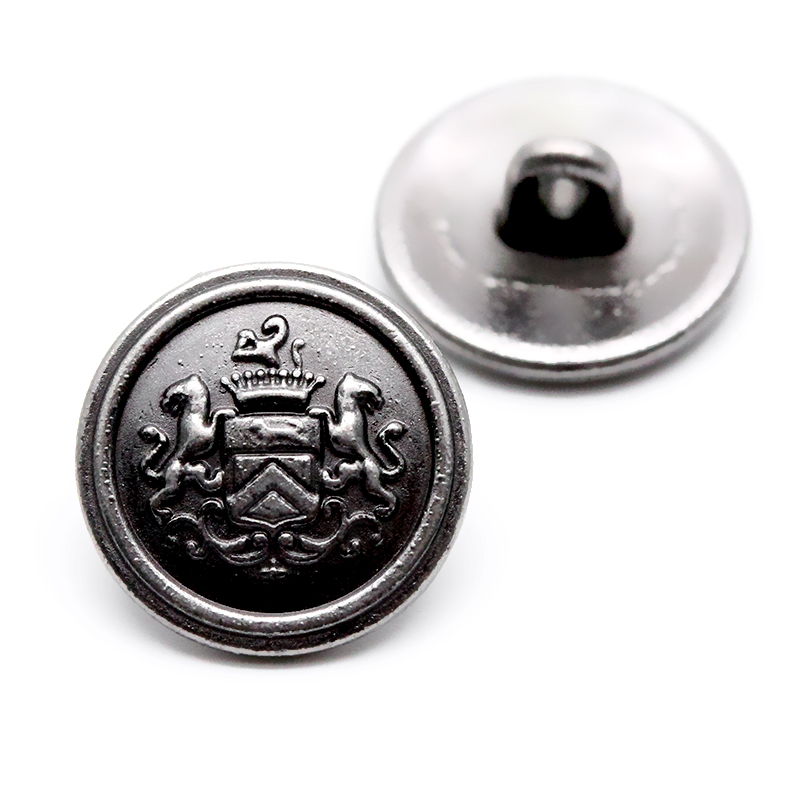 15mm英伦风尚  双狮  皇冠图案 订线扣  Tiger Lion