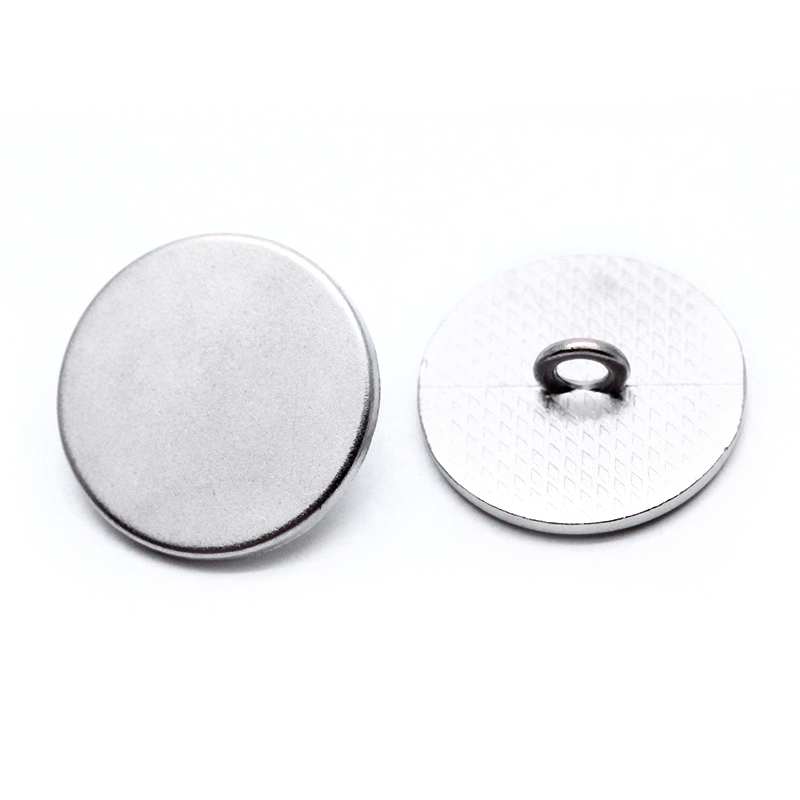 WA5117 20mm合金光身平面线脚钮  秋冬时装线脚钮 衬衣合金脚钮